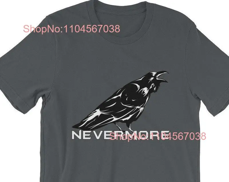 

The Raven T Shirt Edgar Allan Poe English Teacher for Teachers Poetry Fan Classic Literature Nevermore
