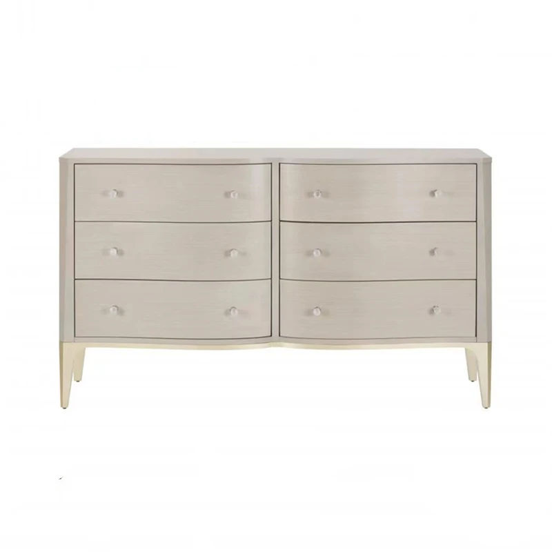 

American light luxury cloud ballet dresser French modern entrance bedroom bedside cabinet