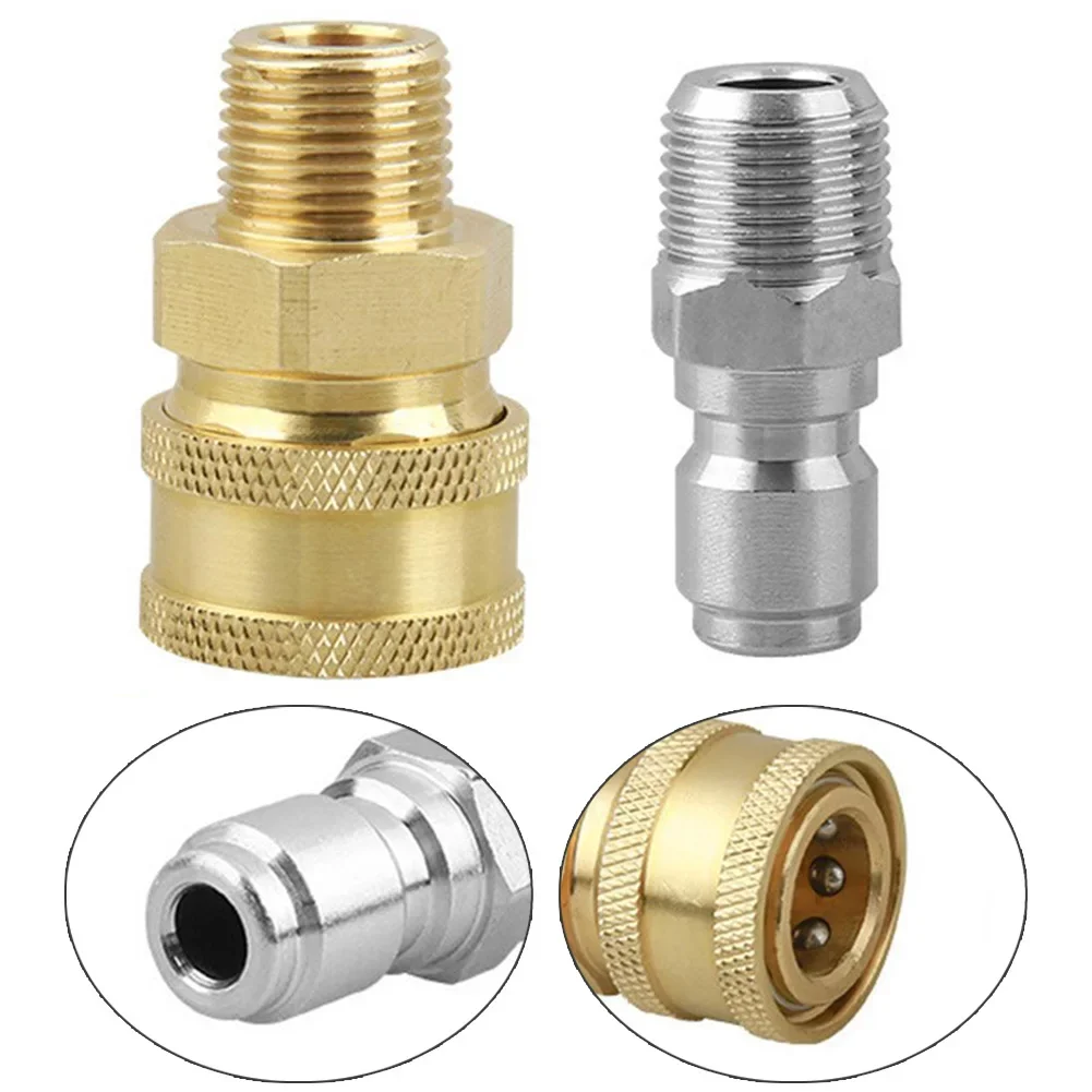 

Connector Coupling Adapter 3/8inch Accessories Fitting Foam Tank High Pressure Nozzles Plug Socket Pressure Washer