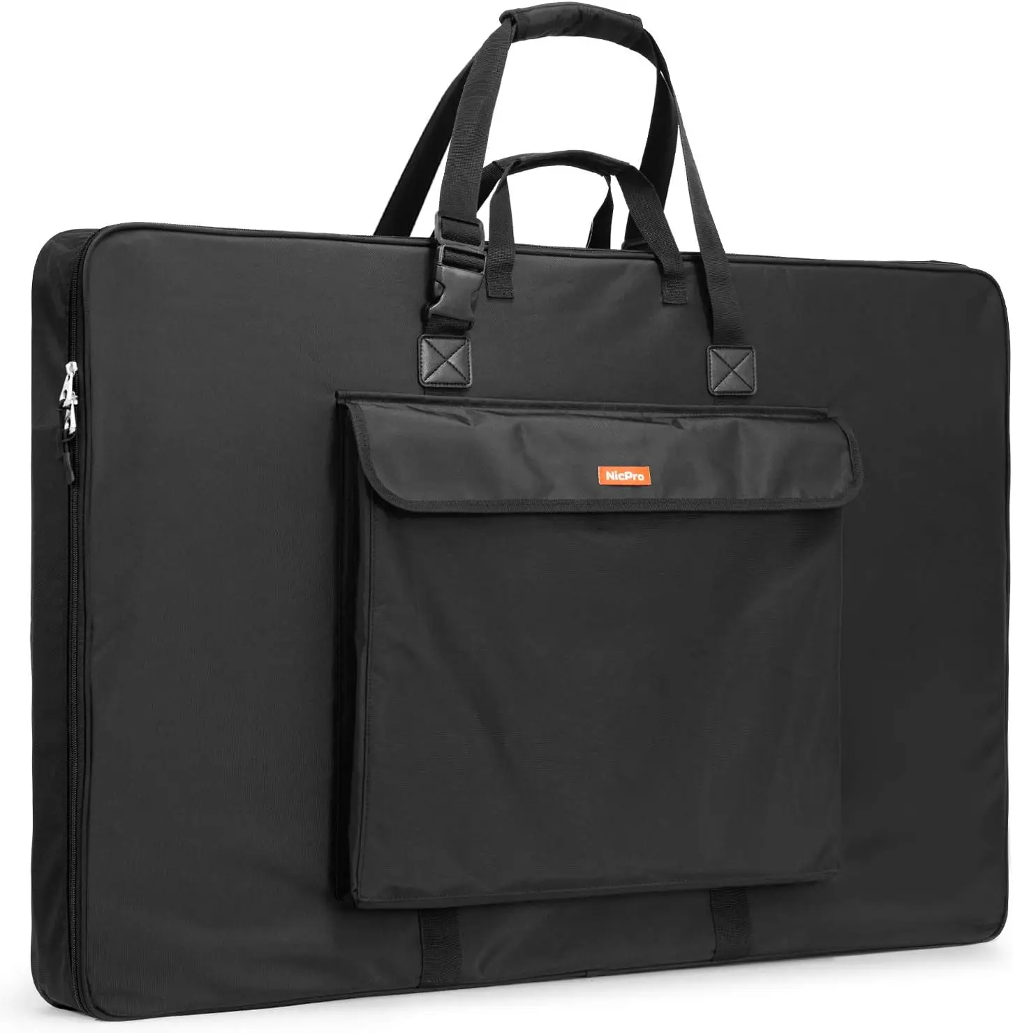 

20x26" Art Portfolio Bag, Waterproof Nylon Artist Case with Reinforced Edges & Adjustable Strap for Artwork, Canvas, Photography