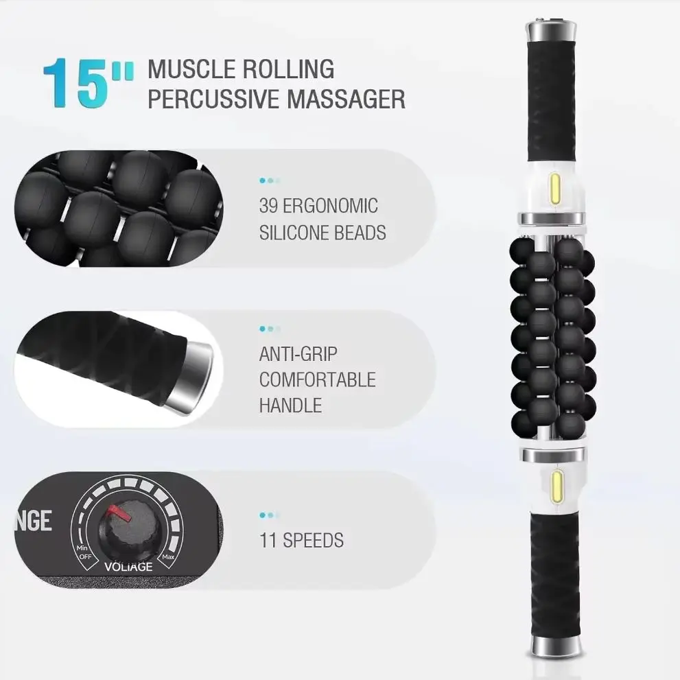 

New Micro-Vibration Roller To Dredge Meridians And Relieve Muscle Soreness, Home Beauty Salon Special Massage Stick