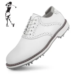 Chaussures de golf à la mode pour hommes, chaussures de marche décontractées en plein air, chaussures de sport de golf coordonnantes pour hommes, TAN39-48