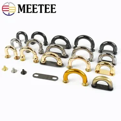 5/10/20Pcs D Ring Hook Metal Buckles Bag Strap Arch Bridge Connector Clasp Handbag Decoration Rings Buckle DIY Accessories