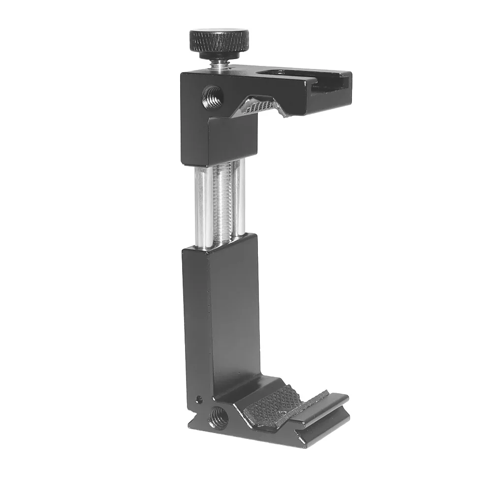 BGNing Aluminium Handy Stativ Halterung Klemmhalter Clip mit 1/4" Blitzschuh Halterung für Smartphone Vlog Licht Video Zubehör – Detail 5