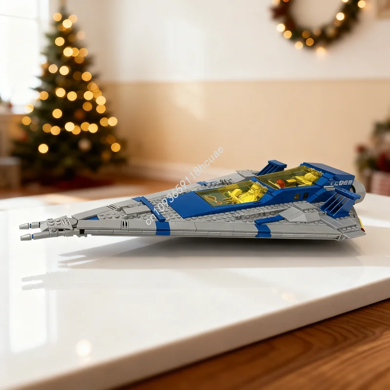 

Набор строительных блоков MOC Space Classic Vanguard, 917 деталей, архитектурная модель, рождественский подарок, игрушка для сборки, идея для творчества, развивающая игрушка