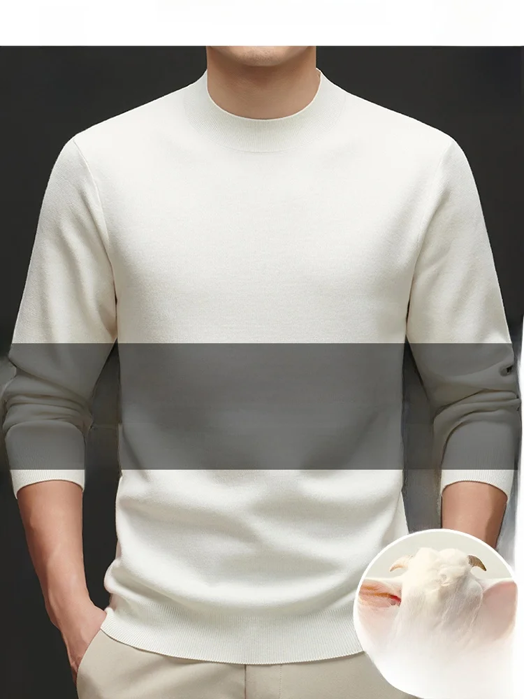 

Pierre Cardin Men's Camere Sweater Ultrine Precision Spun Wool Base irt hine Waable Close-Fitting Knitwear