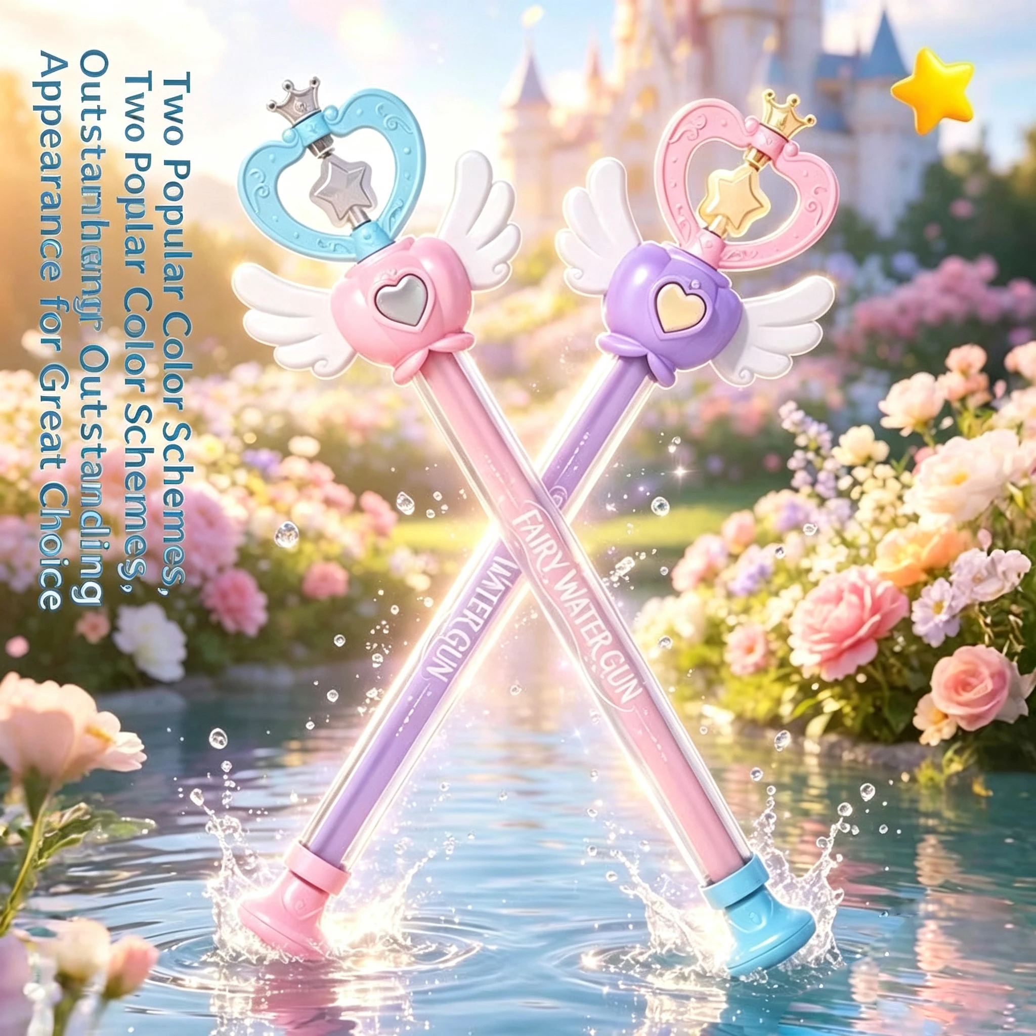 Hot Magic Fairy Wand Water Gun Sparkling Summer Water Play Toy for Battle Cannon toy men and women toy view 4