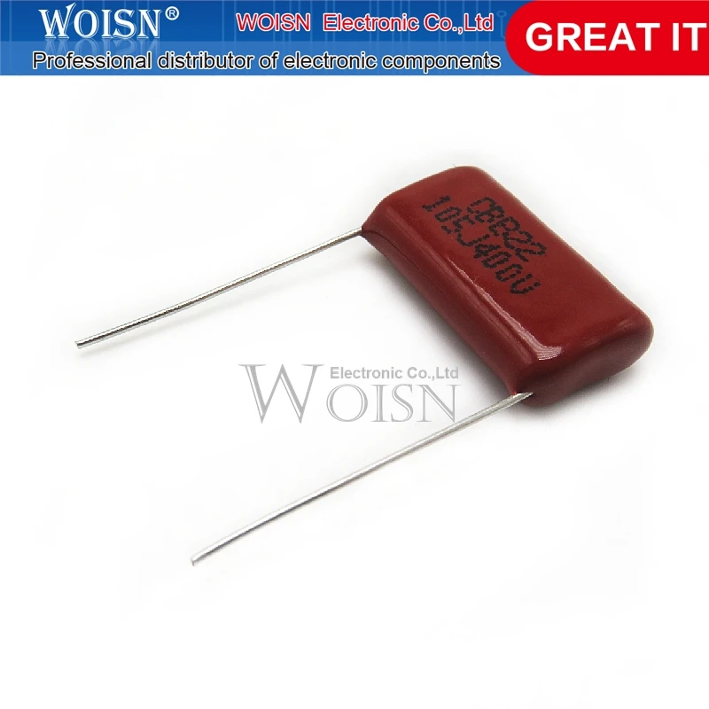 

CBB22 capacitor 400V105J 105J400V foot distance 20MM 1UF