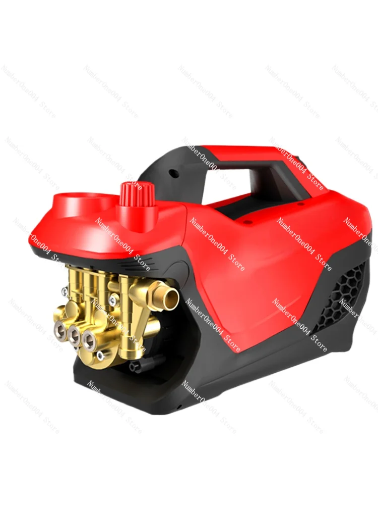 Artifact High Pressure Water Gun High Power 220V Household Portable Scrubbing Brush Car Powerful Cleaning Machine Water Pump