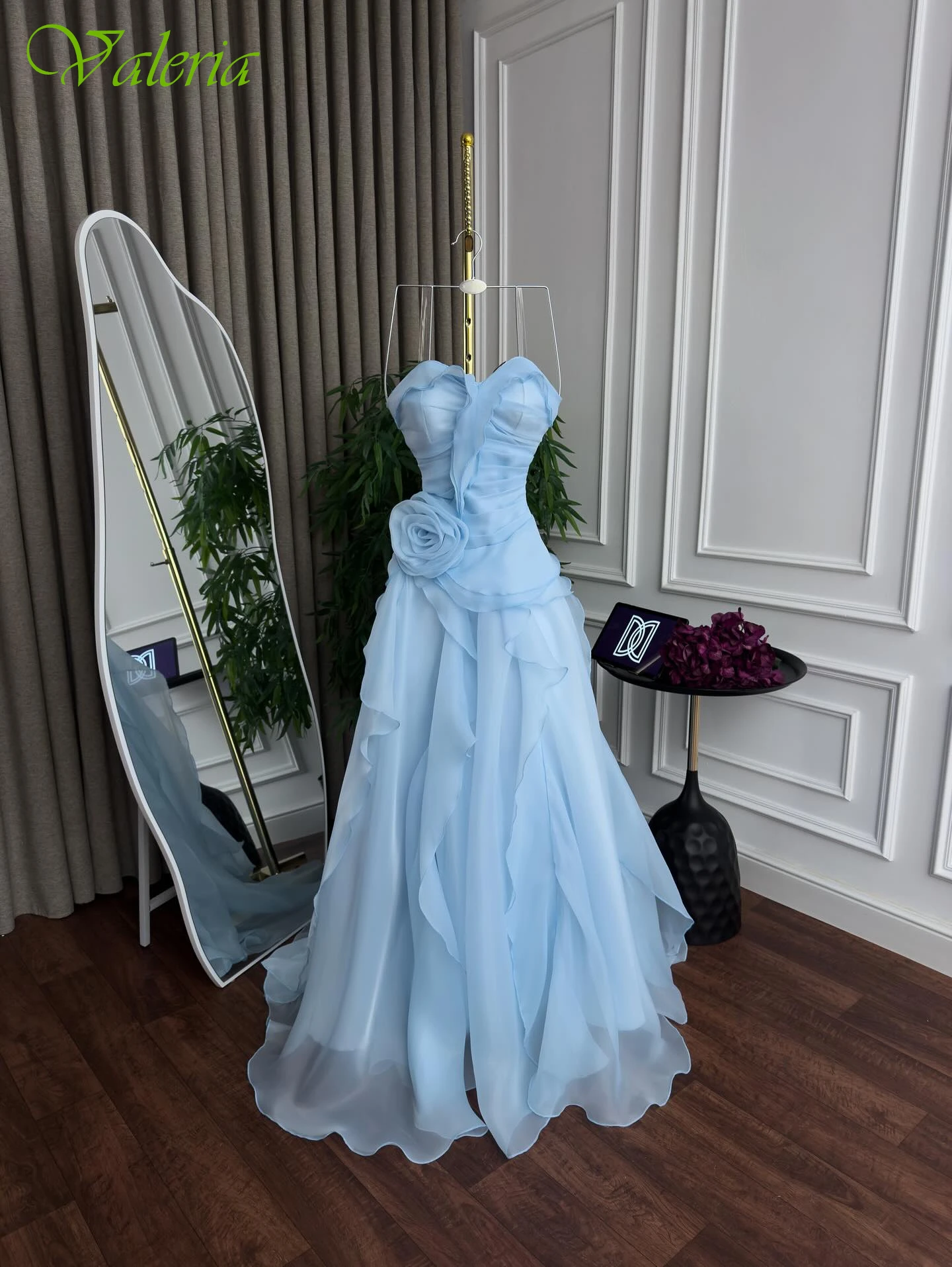

Customized A-Line Strapless Elegant Formal Evening Dress Fashion Temperament Celebrity Gowns High Quality Bespoke Occasion Gowns