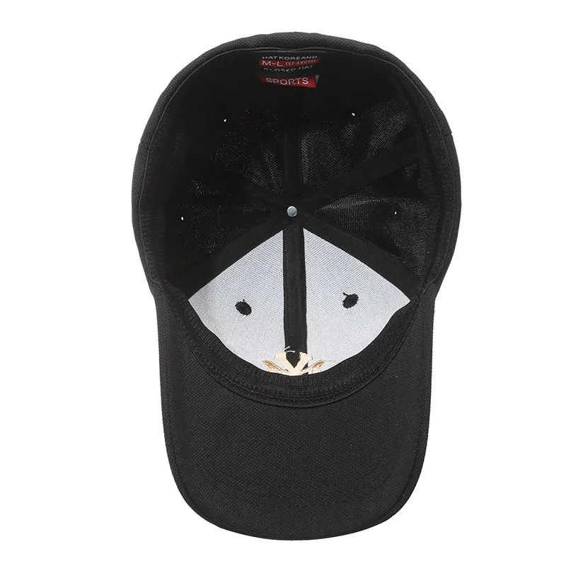 KCZAKA gorra ajustada con espalda cerrada para hombre, gorras de béisbol informales con letras MY Stretch, sombreros cerrados completos, parte superior dura, sombrero para el sol de Vistor callejero