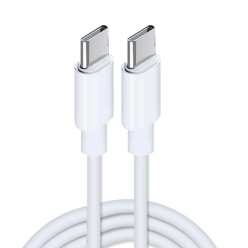1-4pcs 60W Type C to USB -C Fast Charging Phone Data Cable Type C Fast Charging Wire 1m/1.5m/2m PD Quick Charge 3.0 Data Cord