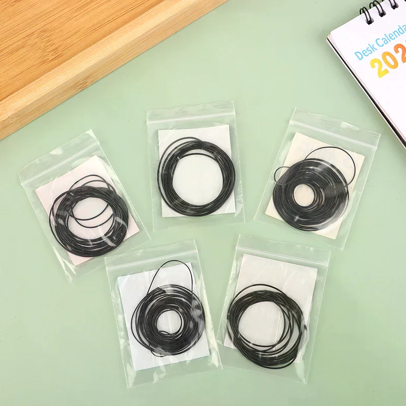 1Pack 0.5-0.9mm Watch O-Ring Waterproof Rubber Gaskets Watch Back Cover Sealing Rings Repair Tools Accessories For Watchmakers