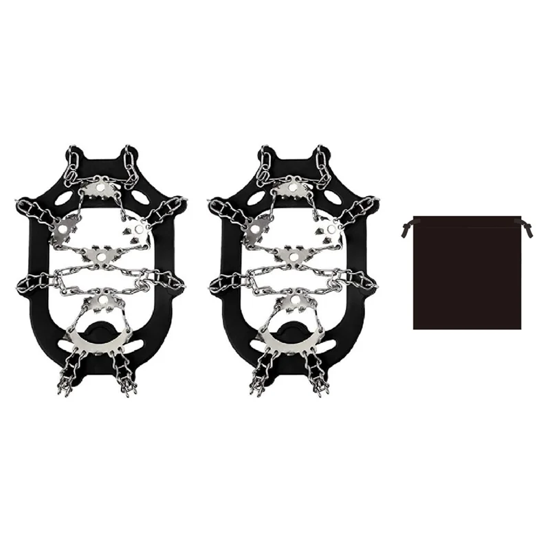 ABGR-28-Tooth 201 Edelstahl-Schuhüberzüge für den Außenbereich, Eis und Schnee, rutschfeste Krallen, geschweißte, rutschfeste Schuhüberzüge mit Eisgreifer