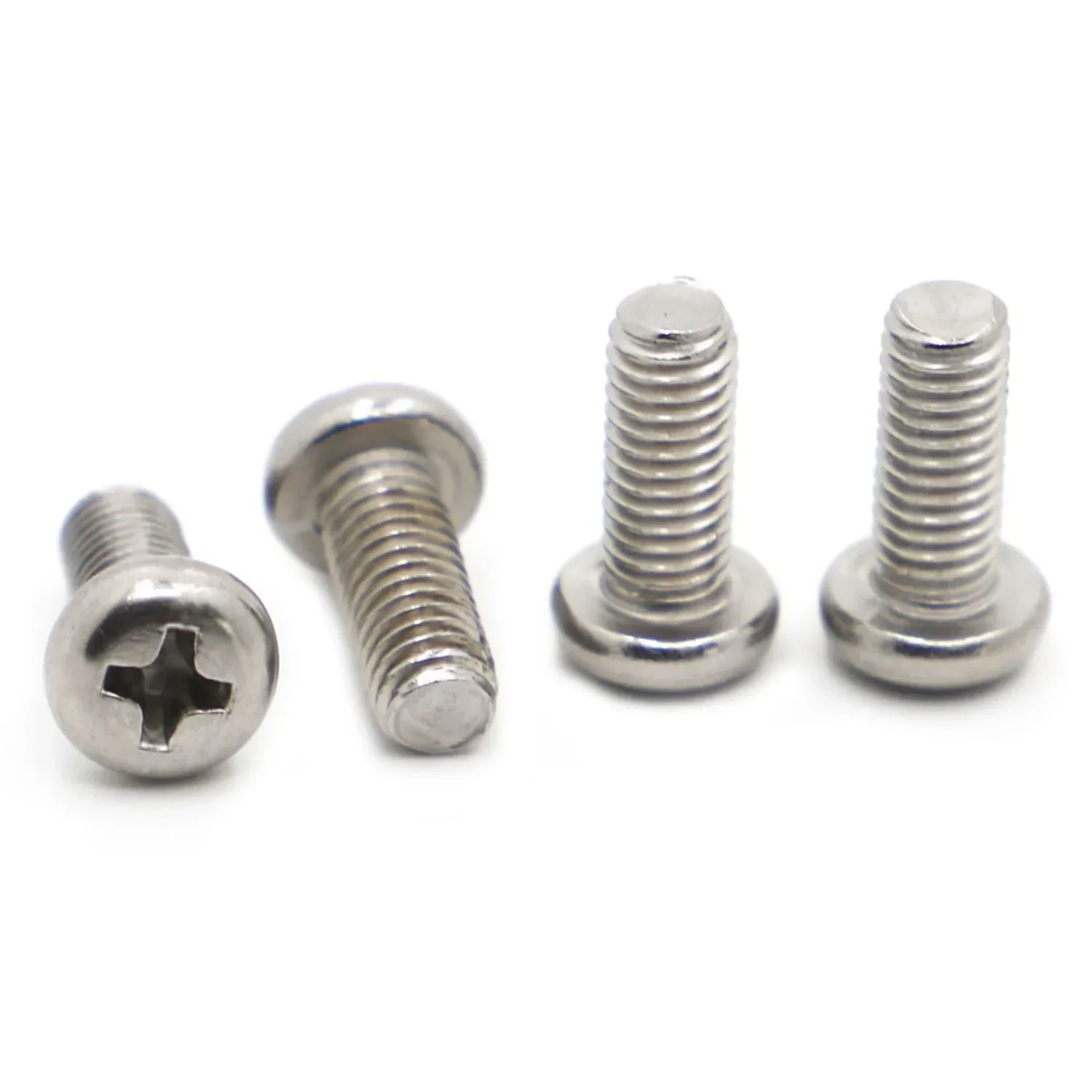 

304 Stainless Steel GB818 Phillips Cross Recessed Pan Head Screws M1 M1.2 M1.4 M1.6 M2 M2.5 M3 M4 M5 M6 M8