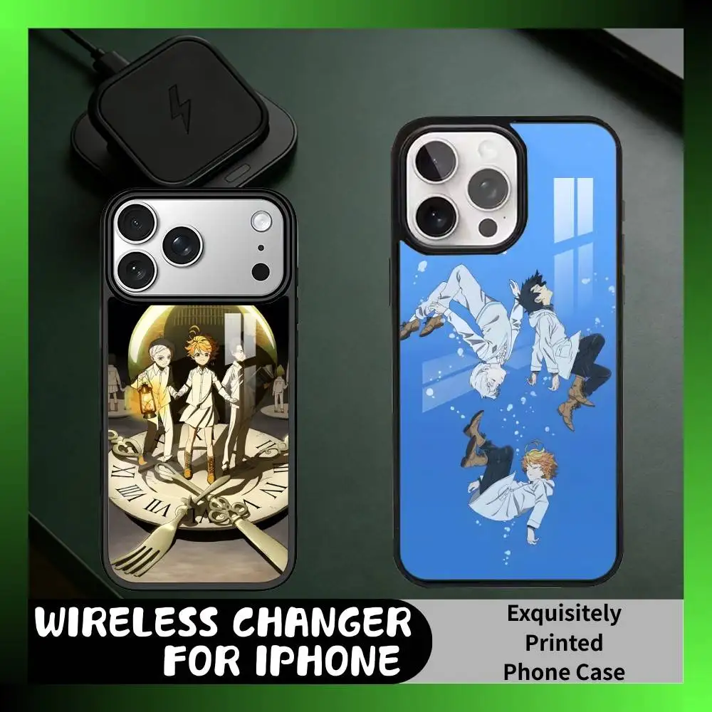 

E-Emma Anime TNP The Neverland Phone Case For iPhone17,16,15,14,13 Plus,Pro Max Magnetic For Magsafe Wireless Charging