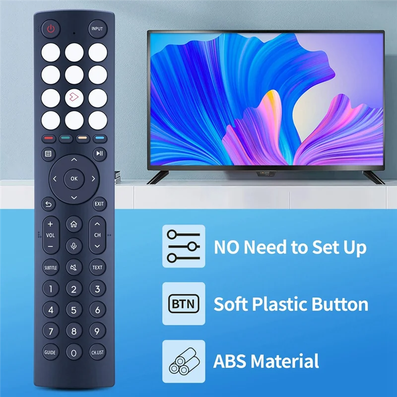 AS95-ERF3F86H Smart TV Remote Control No Voice For Hisense TV Remote Control Without Voice