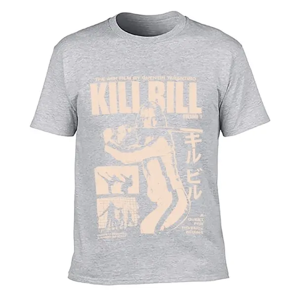 NEW! Kill Bill Vol 1 Vintage Black White Graphic T-Shirt Uma Thurman Men’s Small