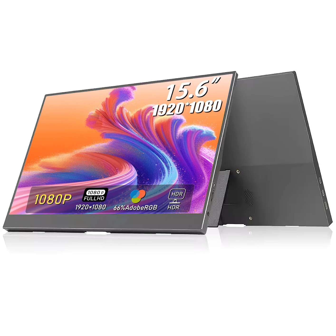 

Portable Monitor 15.6 inch HDMI-C 16:9 ompatible External Screen for Xbox PS4 / 5 Switch Cell Phone PC Laptop Extension Mobile