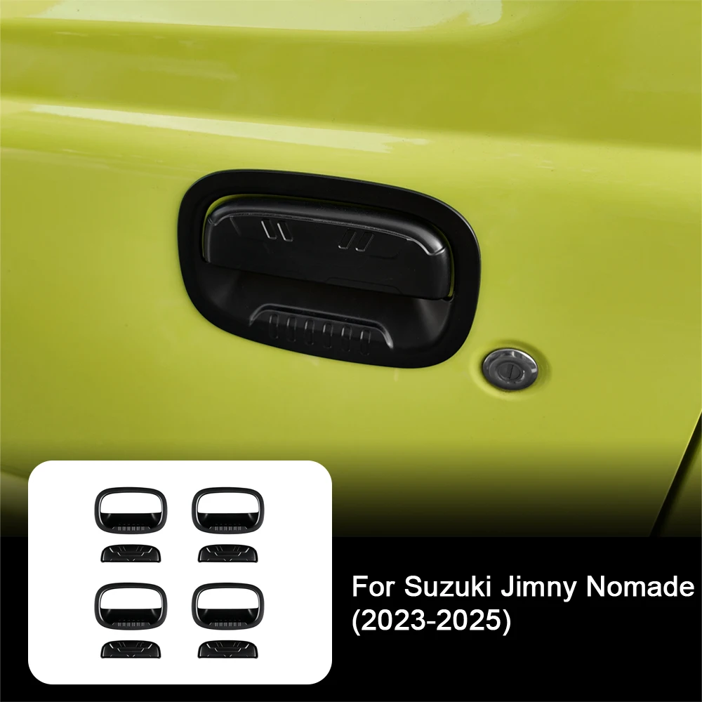 For Suzuki Jimny 5 Door 2023 2025 Nomade Exterior Door Handle Pocket Matte Black Universal Left Right Accessories