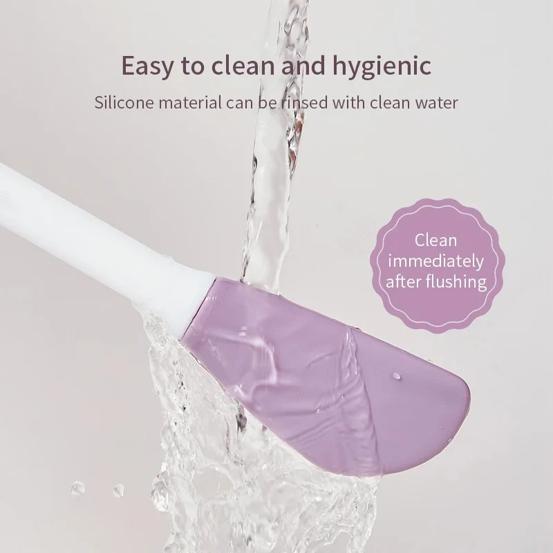 フェイシャルマッサージ用ダブルヘッドシリコンブラシ,フェイシャルケアツール,日曜大工,泥,フィルム,スクレーパー,にきび除去,2個