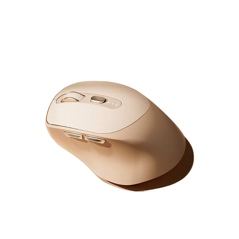 X7 wireless bluetooth mouse milk tea color rechargeable silent girls laptop office high value