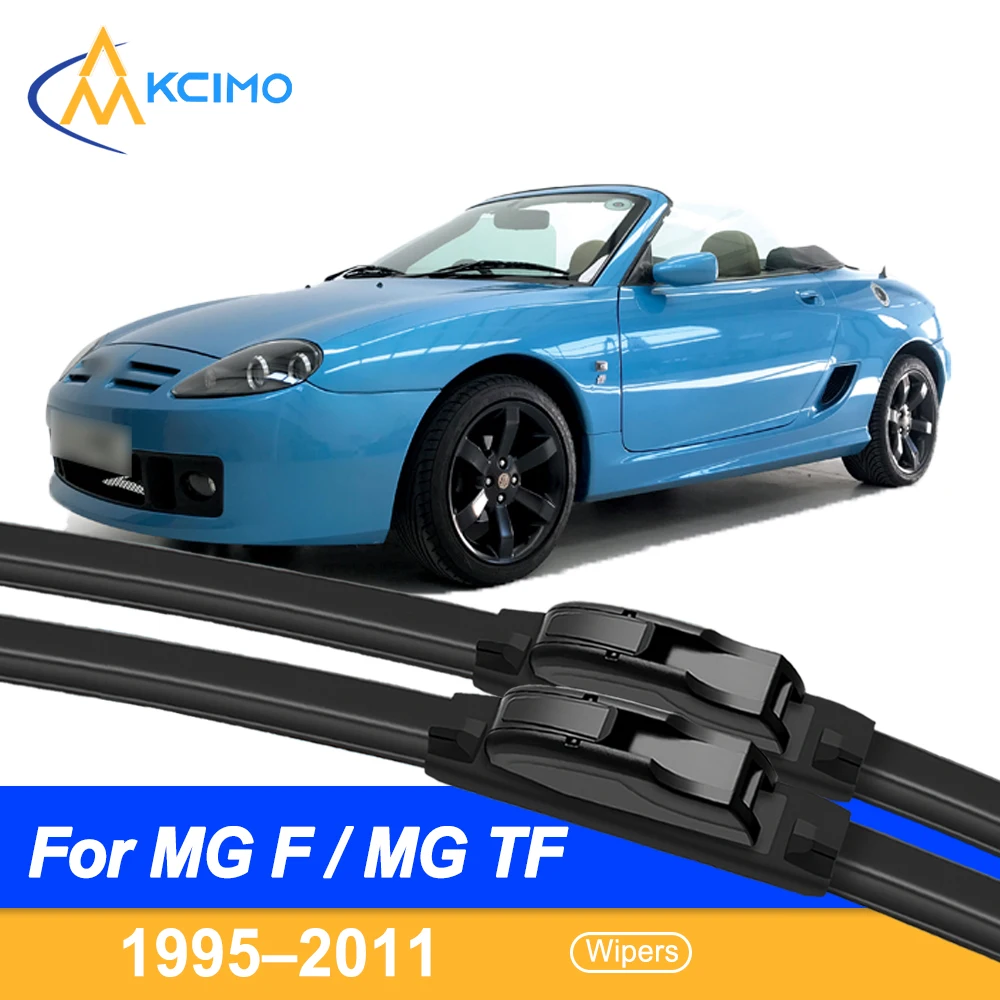 

For MG F / MG TF 1995–2011 Silicone Car Wiper Blades - All Weather Quiet Windshield Wipers, Quick Release Clip