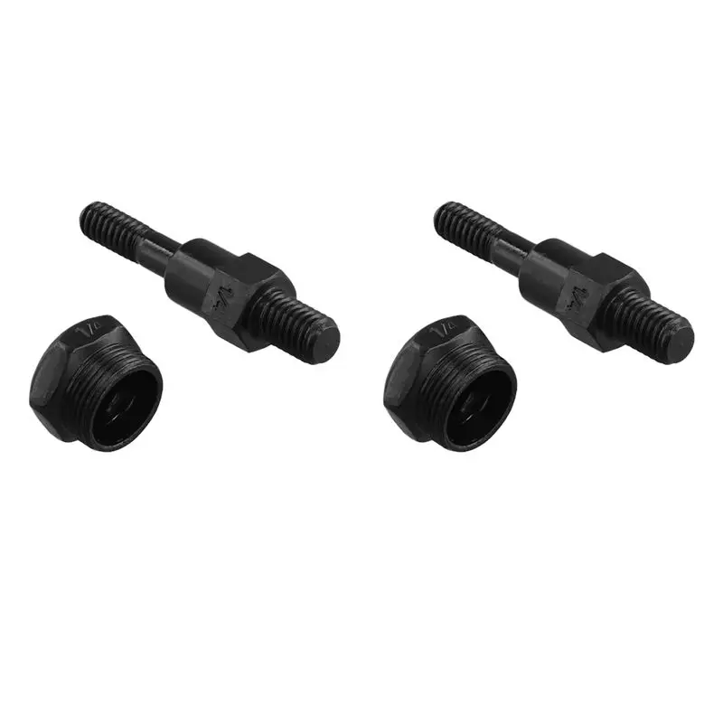 LICE-Hand Rivet Nut Riveter Tool Part Threaded Mandrel Replacement For Hand Nut Rivet SAE 1/4-20 2 Pack