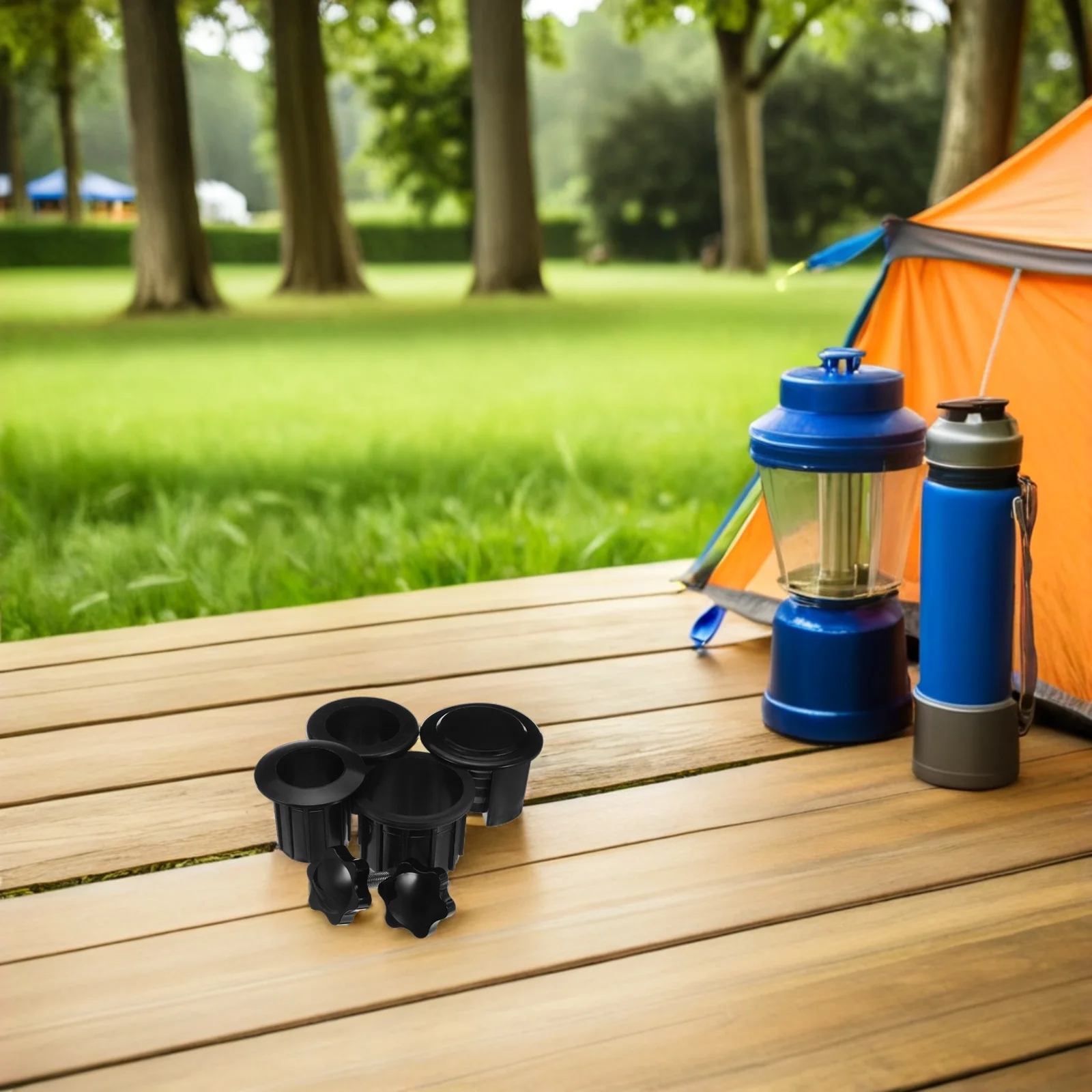 1 conjunto de peças de reposição para base solar: capa de suporte para guarda-chuva de pátio, inserção reforçada para buraco de mesa ao ar livre, poste de guarda-sol à prova de vento
