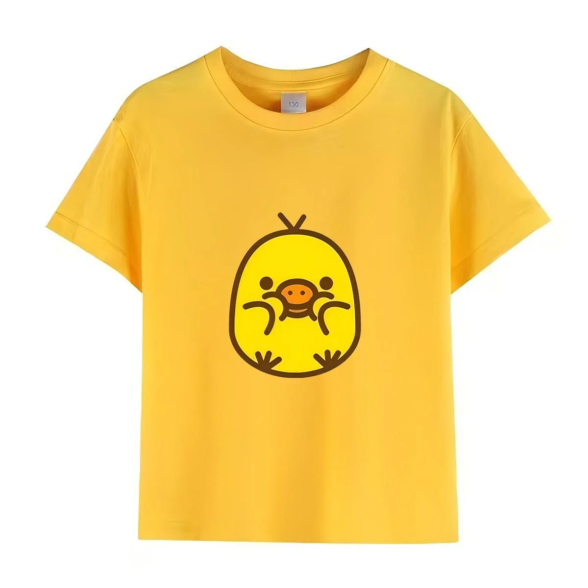 

Cute Kiiroitori Yellow Chick Graphic Print Children T-shirts Boys/Girls Cotton Summer Kawaii Cartoon Short Sleeve Kids Tees Tops