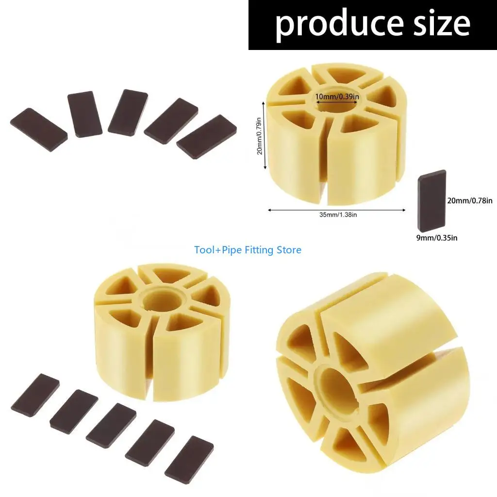 F92B Stable Rotor And Blade Assembly Tool Power Accessories For Grinders Tool Smooth Running Portable Component