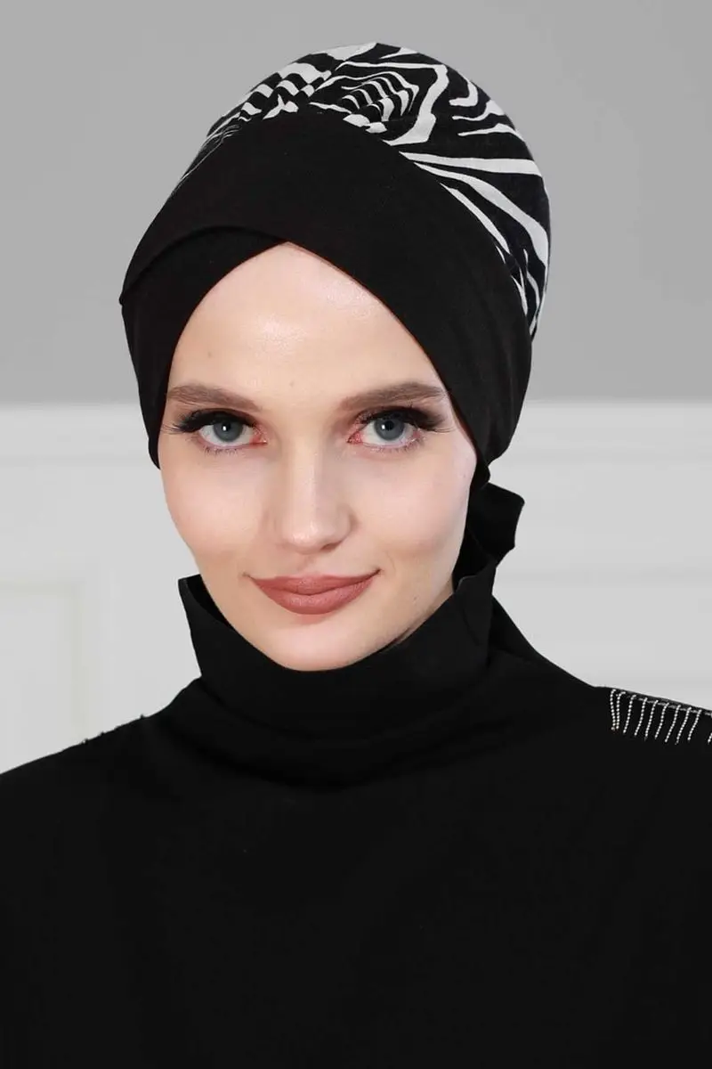 Padrão de zebra de osso penteado com cinto