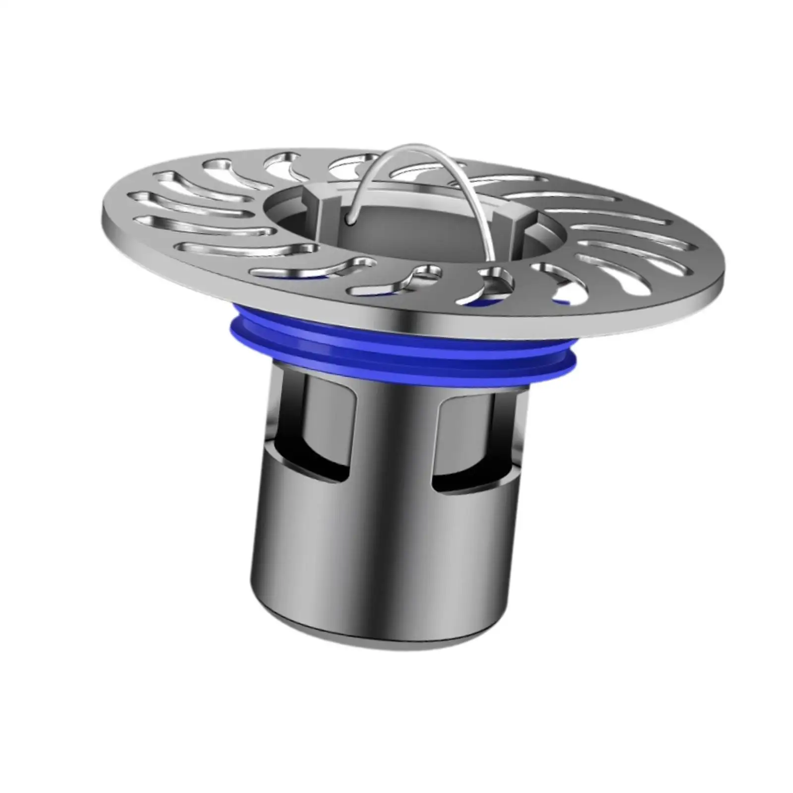 Hair Catcher Floor Drain Core Anti Odor Backflow Preventer for Shower Bathroom Kitchen Drainage Copper Insert