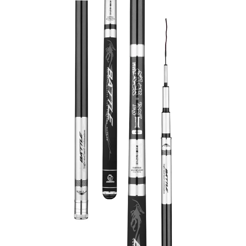 

Fishing rod hand rod, super hard 28 partial 19 adjustment 5H Taiwan fishing reservoir large rod fishing rod 8.1 meters