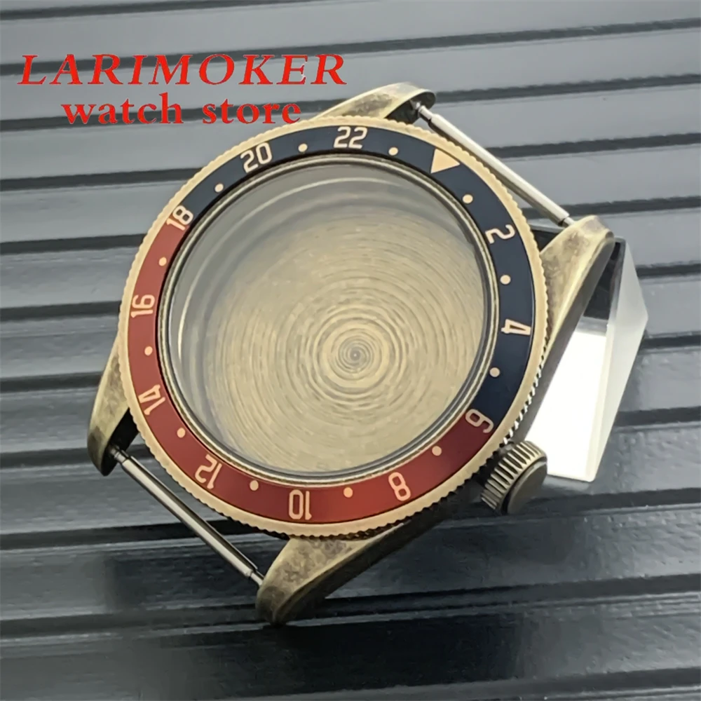 39mm Bronze Case Domed Sapphire Glass Ceramic Bezel Is Suitable for the NH34 NH35 NH36 ETA2824 PT5000 Automatic Movement