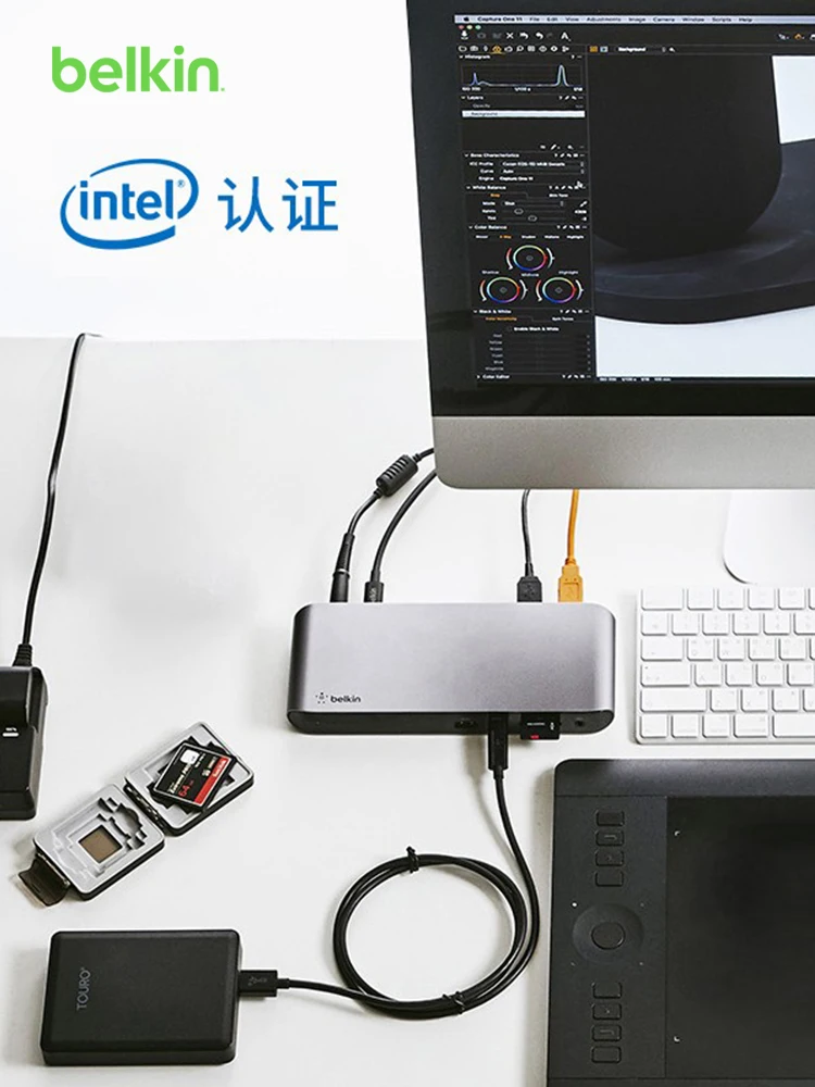 محول الكمبيوتر Dock Thunderbolt 3