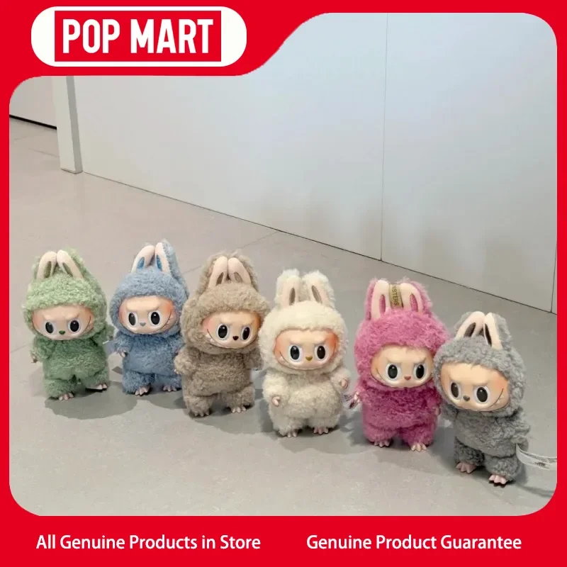 

Genuine Popmart Labubu Heartbeat Macaron Vinyl Face Series Blind Box Generation 1 Figurine Birthday Gifts For Girls Trendy Toys