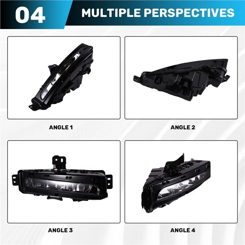 A73X-LED Front Fog Lights Driving Lamp Assembly For Jeep Grand Cherokee 2022 Through 2024 Models