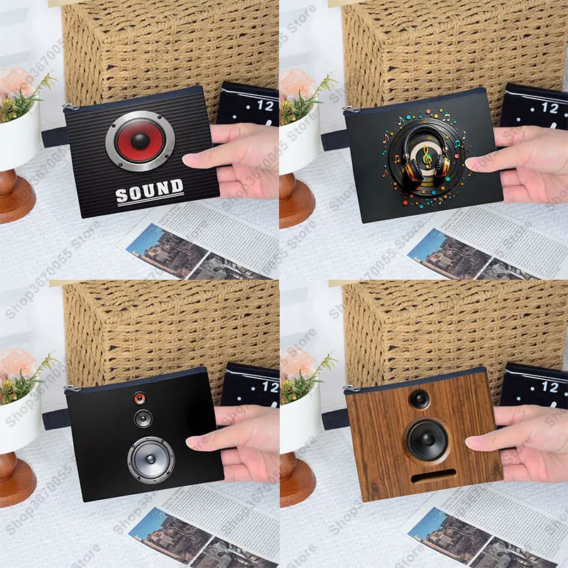 Cute Beagle / Bichon Frise / Boston Terrier Dog Print Coin Purse Women Wallets ID Credit Card Lipstick Key Earphone Storage Bag