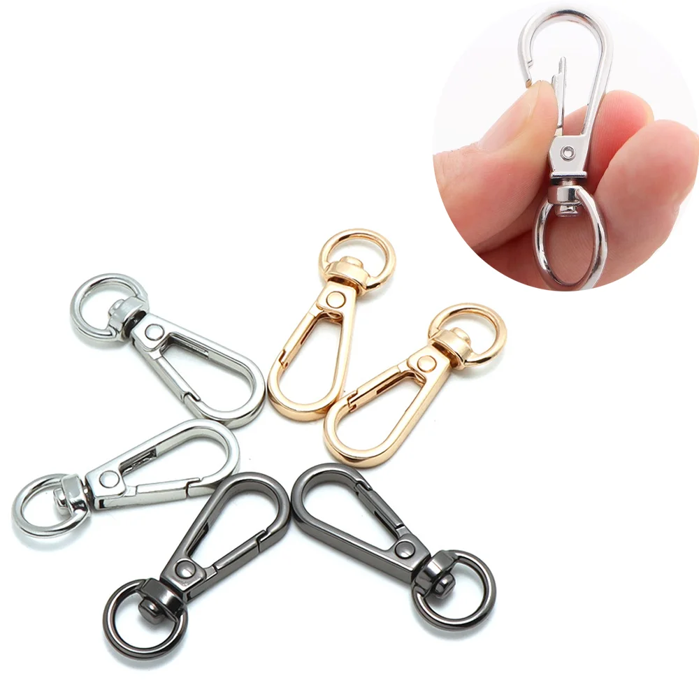 

2/5/10 PCS 47MM Swivel Loster Clasps Metal Clip Buckles Keychain O Ring Snap Hook Dog Collar Bag Handbag DIY Accessories