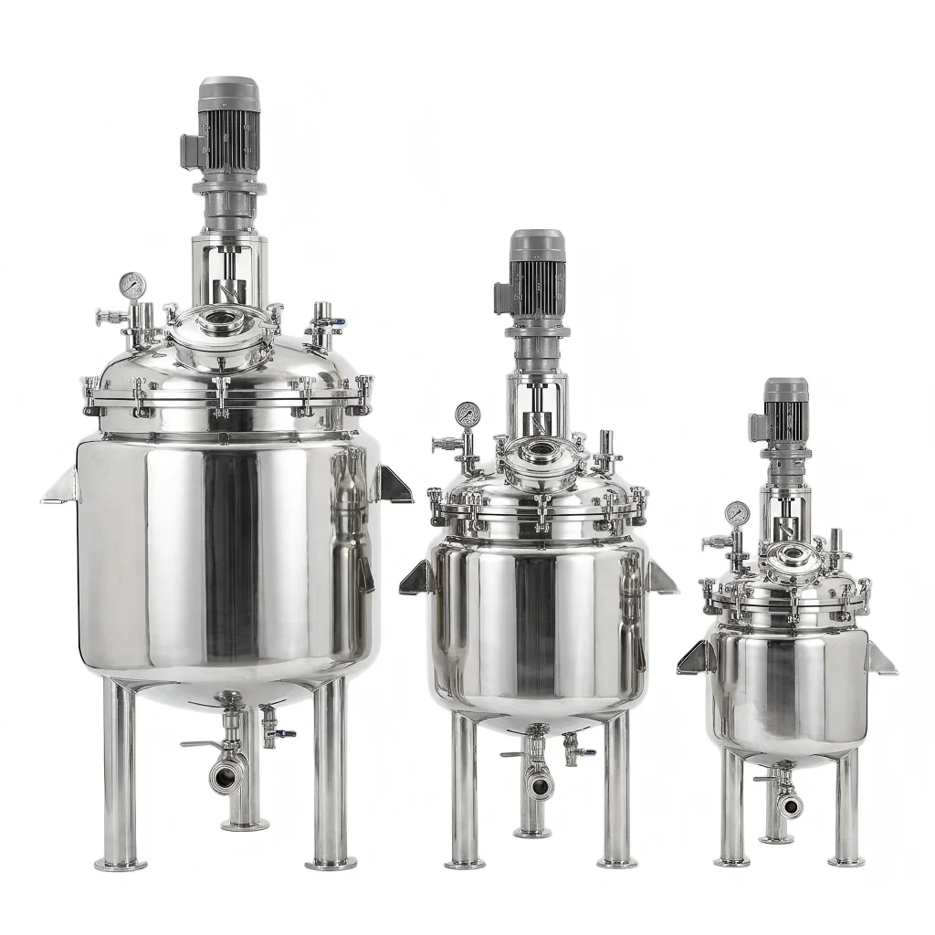 CUSTOMIZE  Certified Stainless Steel 304 316L Pressure Vessel High Pressure Reactor