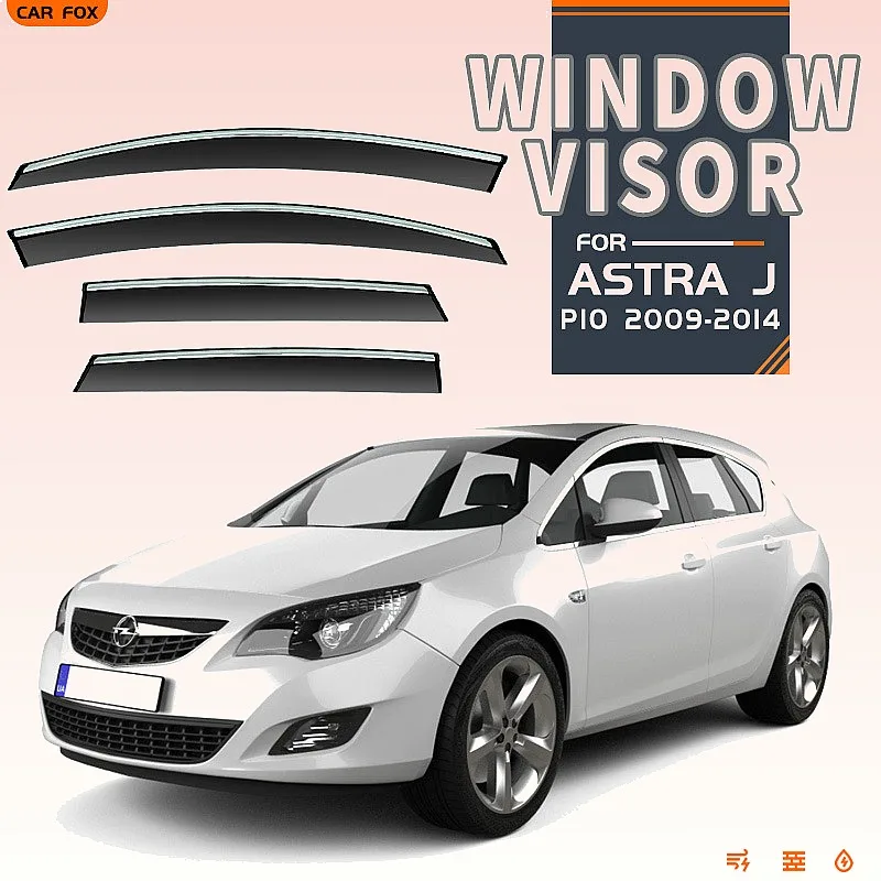 

For Opel Astra J 2009-2014 Car Window Visor Rain Sun Shade Side Shield Awning Accessories