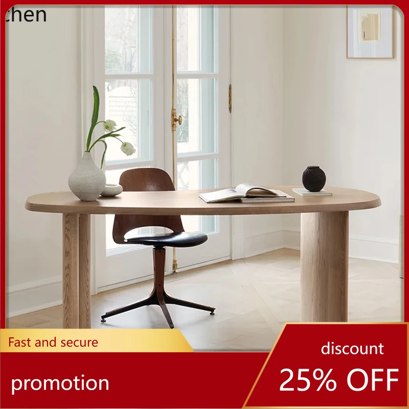 

Письменный стол ZML из массива дерева для учебы, работы и чтения, компьютерный стол