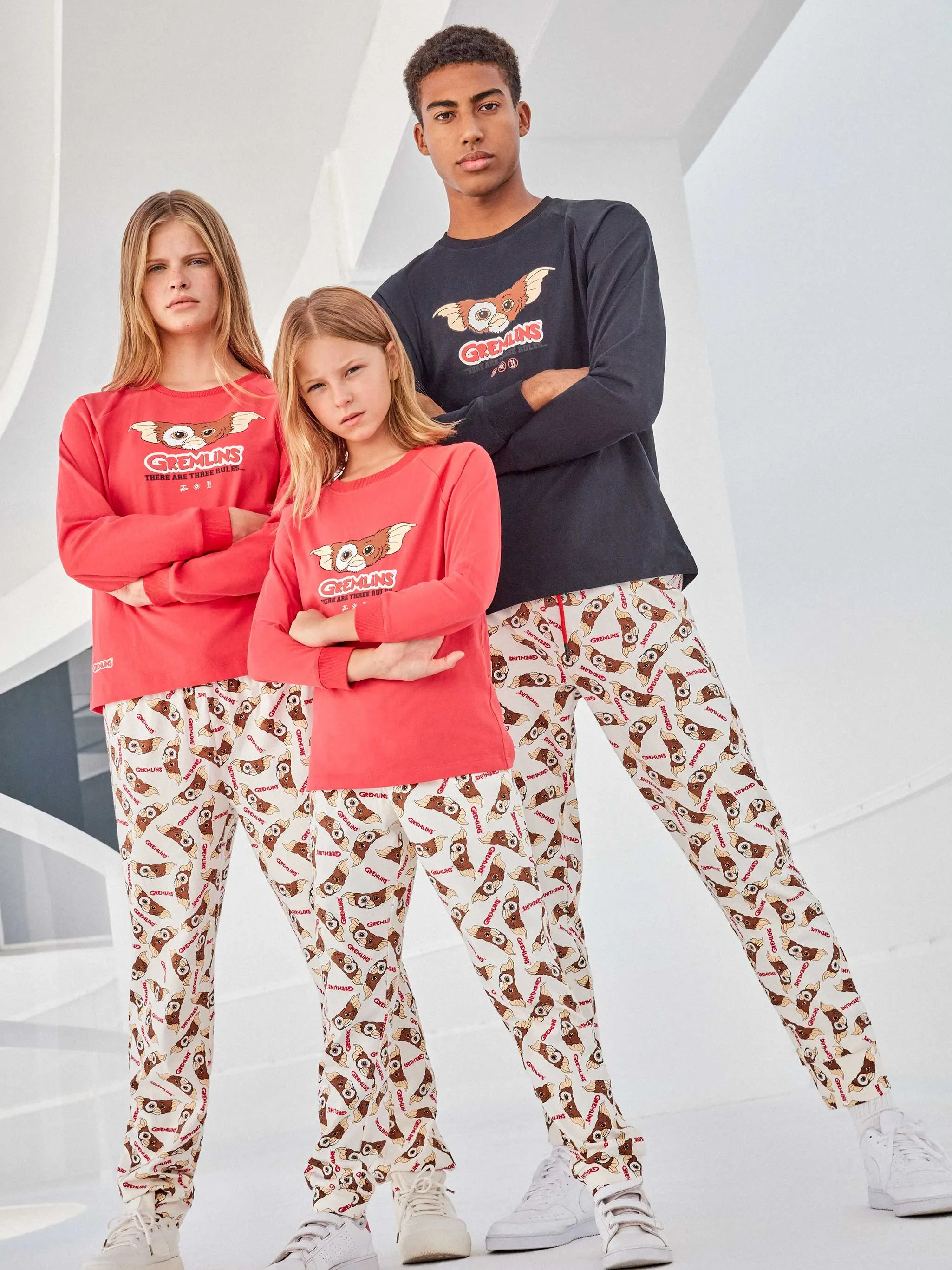 Gisela - unisex family time children's pajamas in gremlins cotton #1