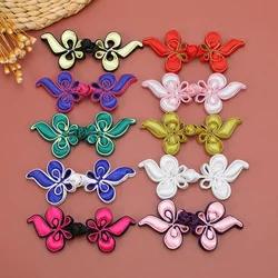Chinese Knot Button for Cheongsam Clothing Decor, Flower, Frog, 1Set