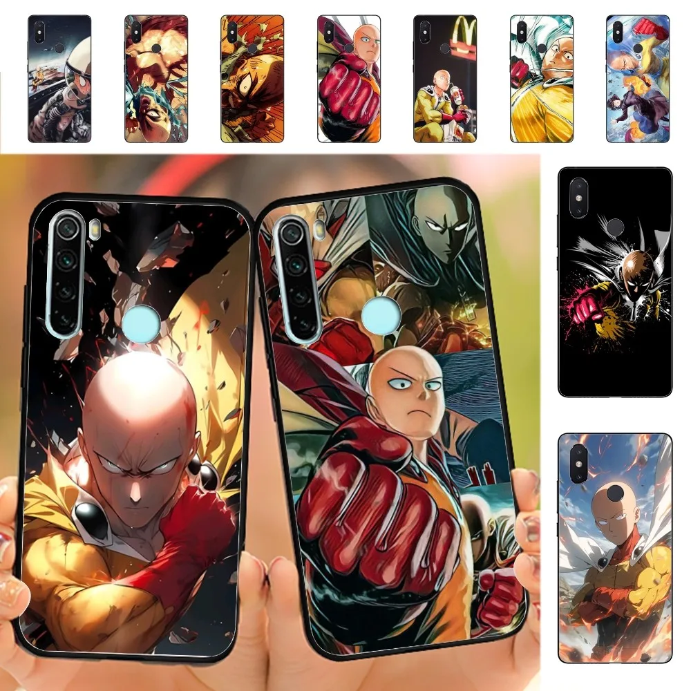 

O-One-P-Punch Man Phone Case For Redmi Note 4 X 5 A 6 7 8 T 9 9S 10 11 11S 11Epro Poco M3 pro