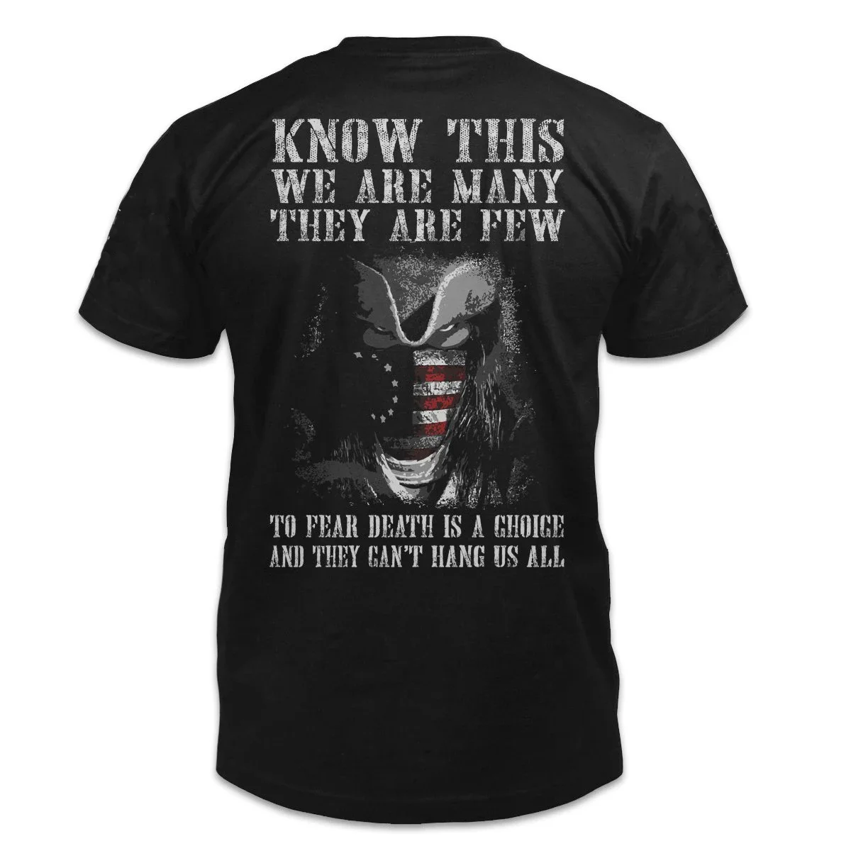 Can't Hang Us All, Join or Die. American Patriots T Shirt. 100% Cotton Short Sleeve O-Neck Casual T-shirt Loose Top Size S-3XL