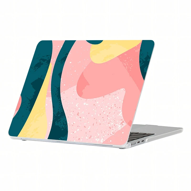 Colorful Abstract Print Crystal Hard Shell Laptop Case for MacBook 13.3 Air/13.6 Air/13.3 Pro/14 Pro/16 Pro/15.3 Air Cover