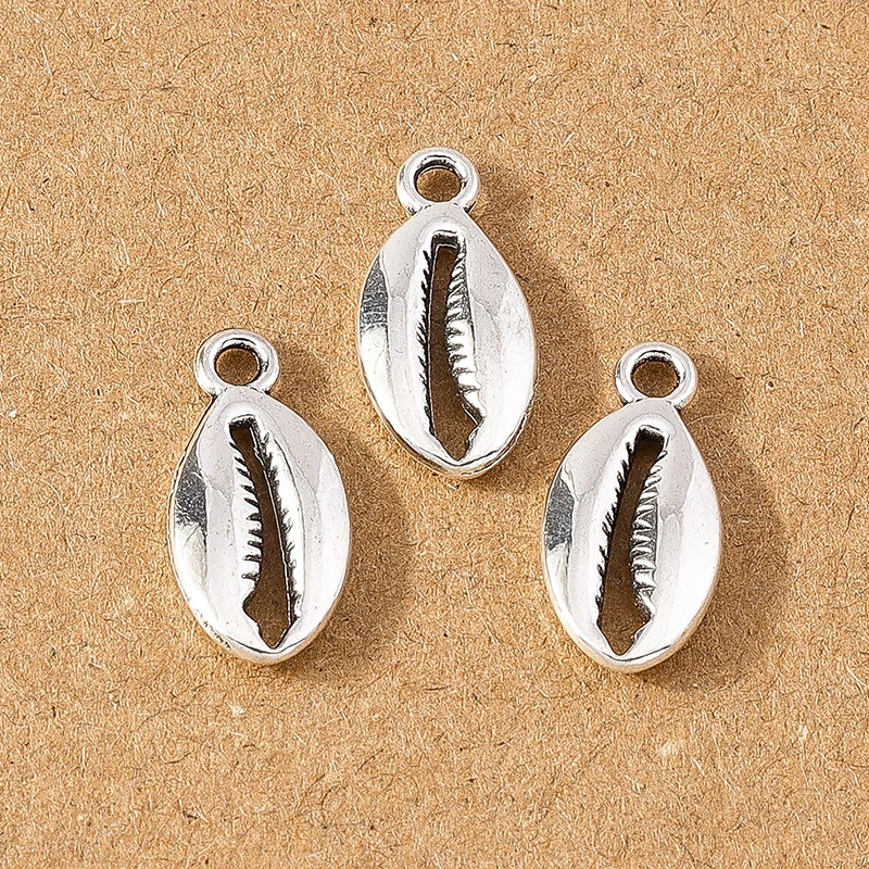 20pcs Silver Color Alloy Mermaid Life Charms Starfish Shell Tortoise Pendants for Necklace Earrings DIY Bracelet Accessories