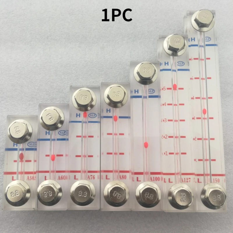 1PC Hydraulic oil level indicator for oil liquid level gauge sight glass water level gauge Acrylic plexiglass tools